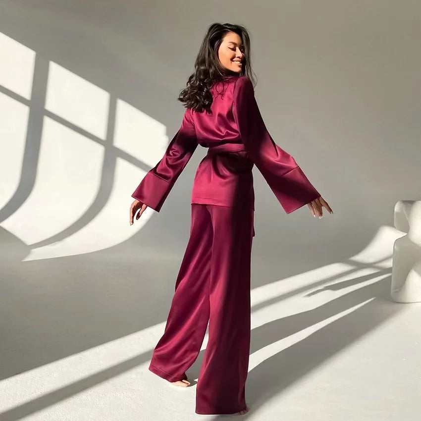 Crimson Kata- 2 Set Long Sleeve